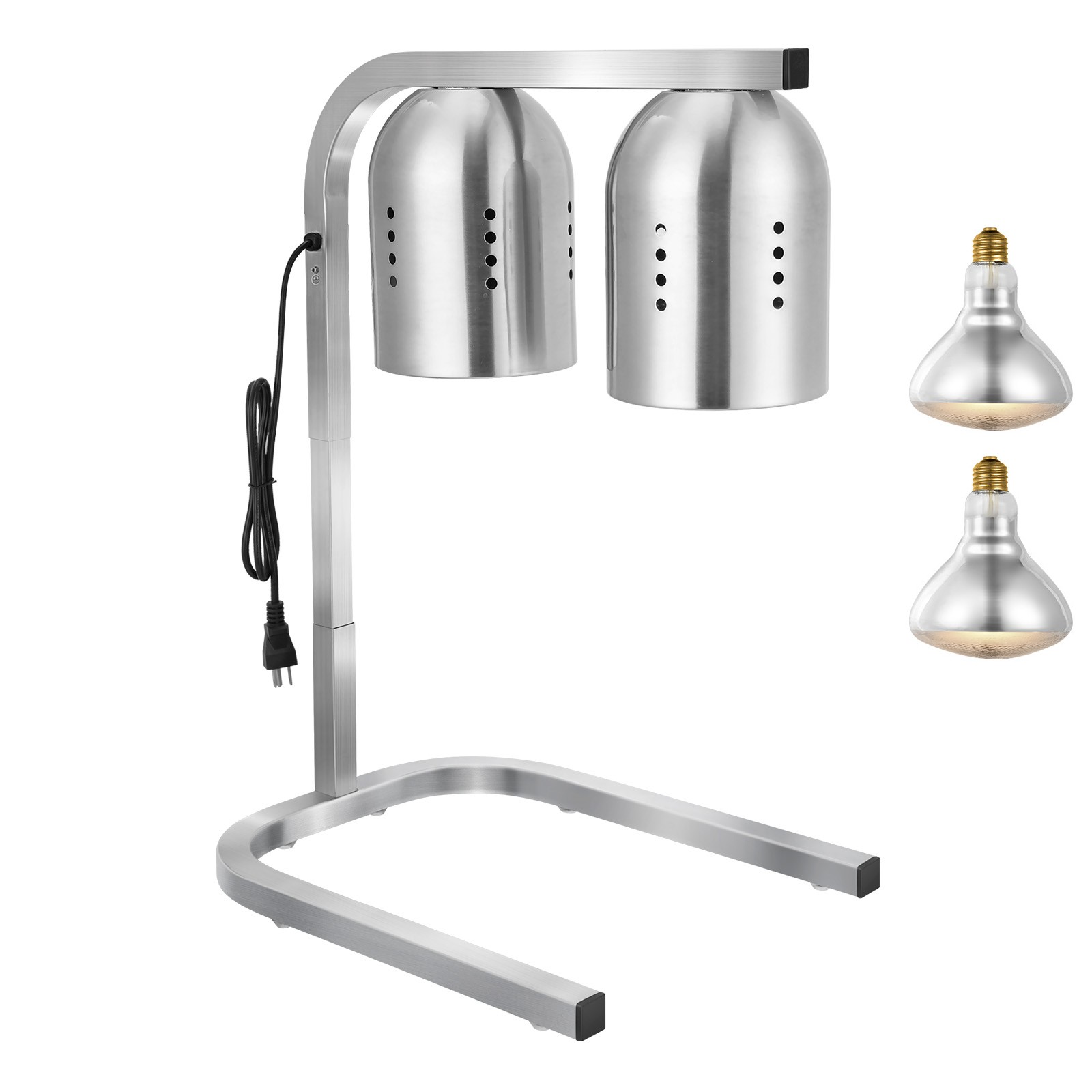 Uimoso Food Warming Lamp with 500W Bulbs for Kitchen, Buffet, and Restaurant Use