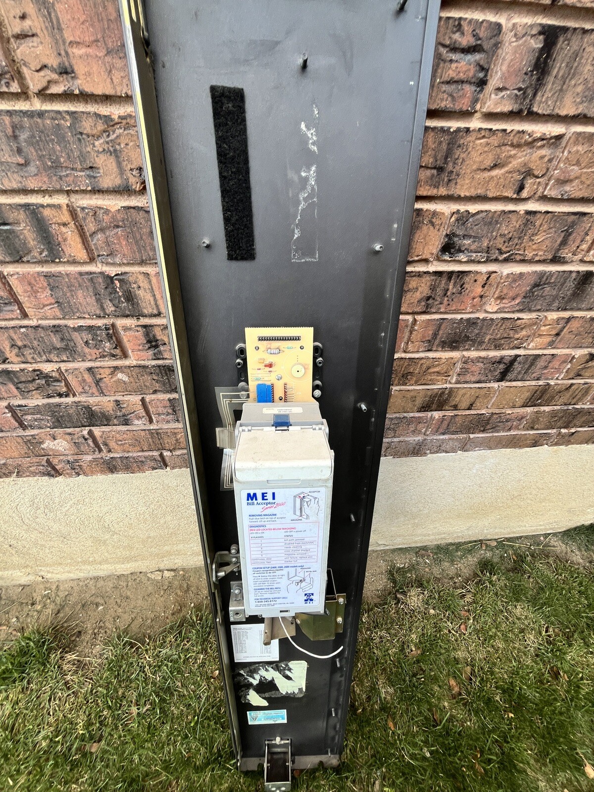 Crane National Vendors 430 Black Door With Lock And Key, Dollar Acceptor 🔥 MEC