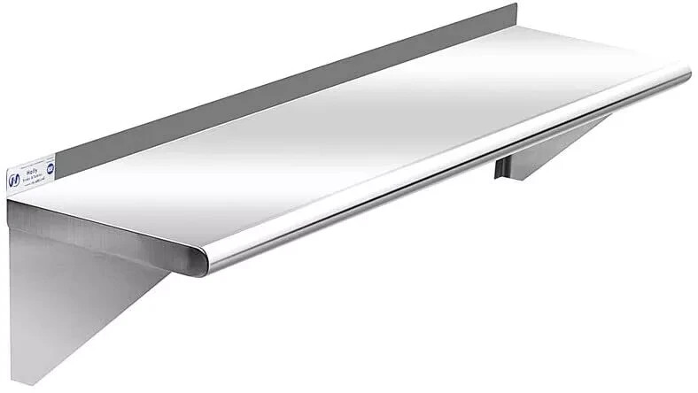 NSF Certified Commercial Kitchen Wall Shelf Stainless Steel Equipment 10″x72″