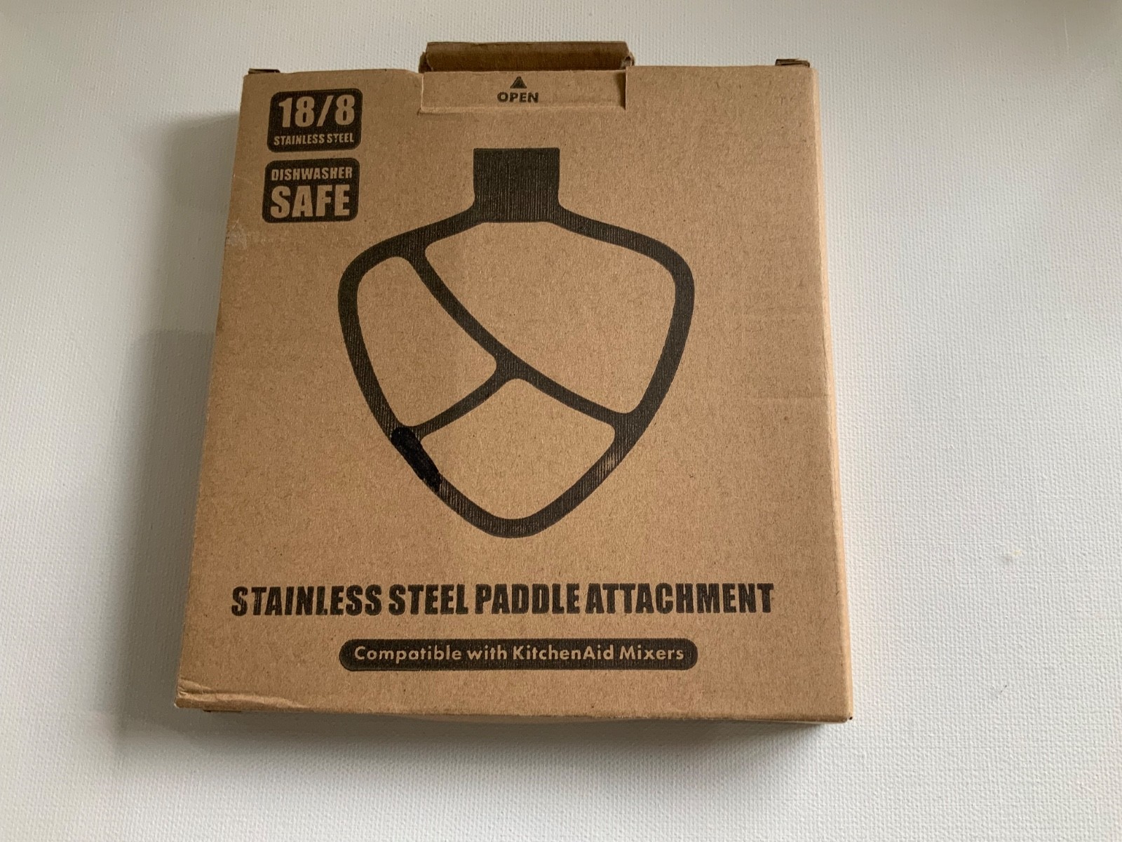 Stainless Steel Flat Beater for KitchenAid 4.5-5QT Tilt Head Mixer Paddle