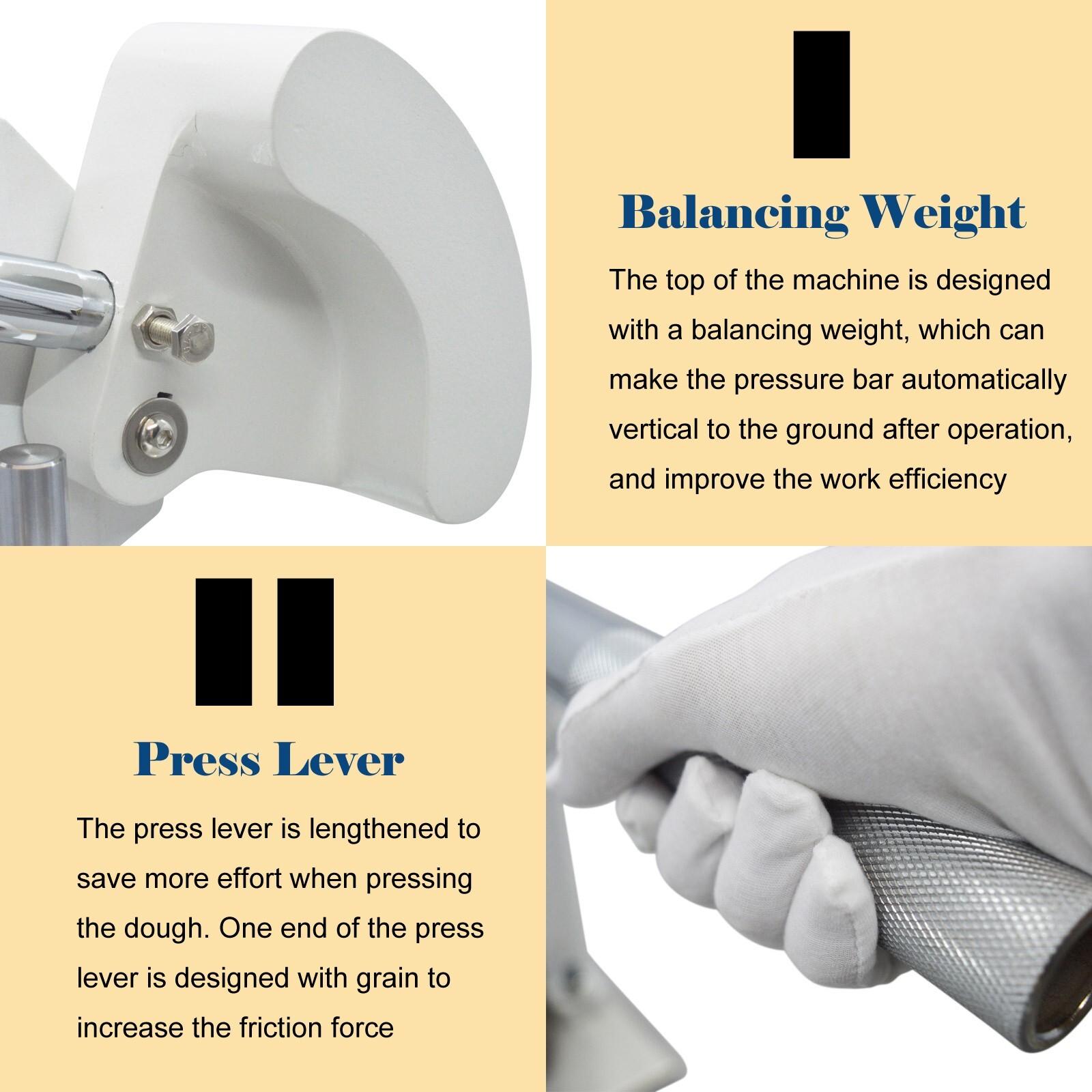 Commercial Table Top 40PCS Manual Dough Dividing Machine 0.95oz-5.08oz