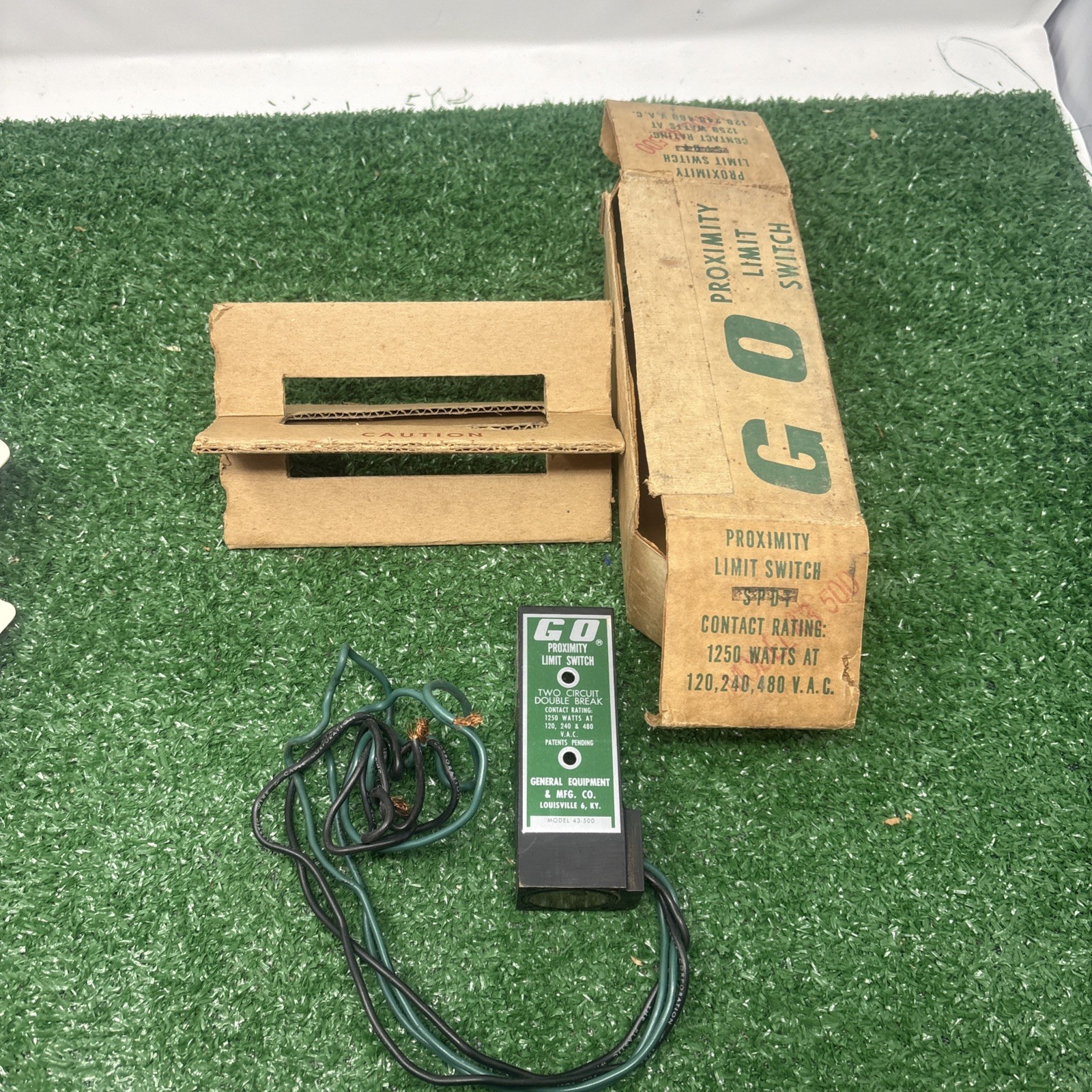 GENERAL EQUIPMENT GO SWITCH PROXIMITY LIMIT SWITCH 43-500 UNMP