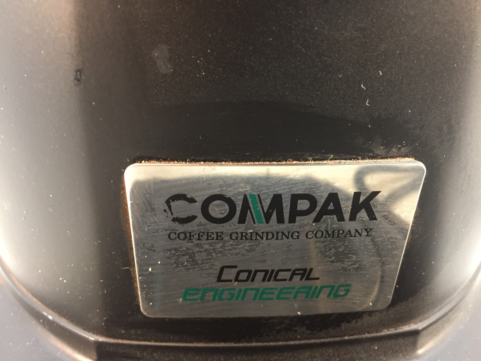 Compak E10 Conic Engineering Commercial Coffee Grinder, Matt Black