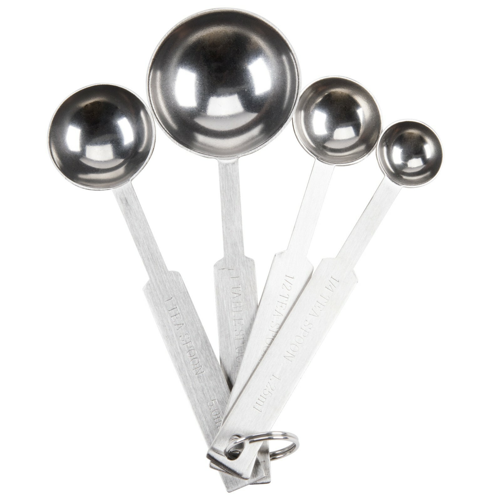 USA SELLER 8 PIECE MEASURING CUPS & SPOONS SET STAINLESS STEEL FREE SHIP USA