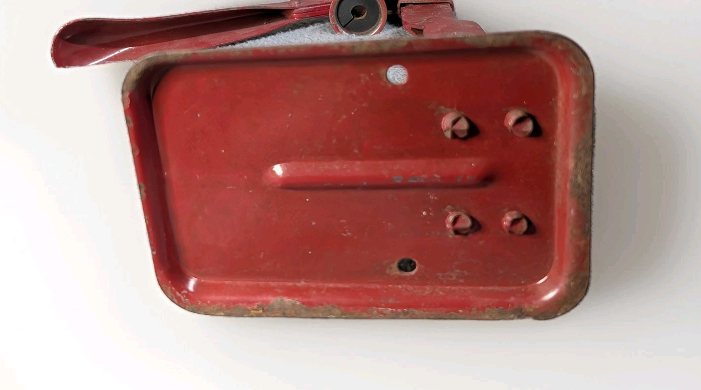 Climax Vintage Prohibition Era Red Metal Bottle Capper Industrial Farmhouse 16″