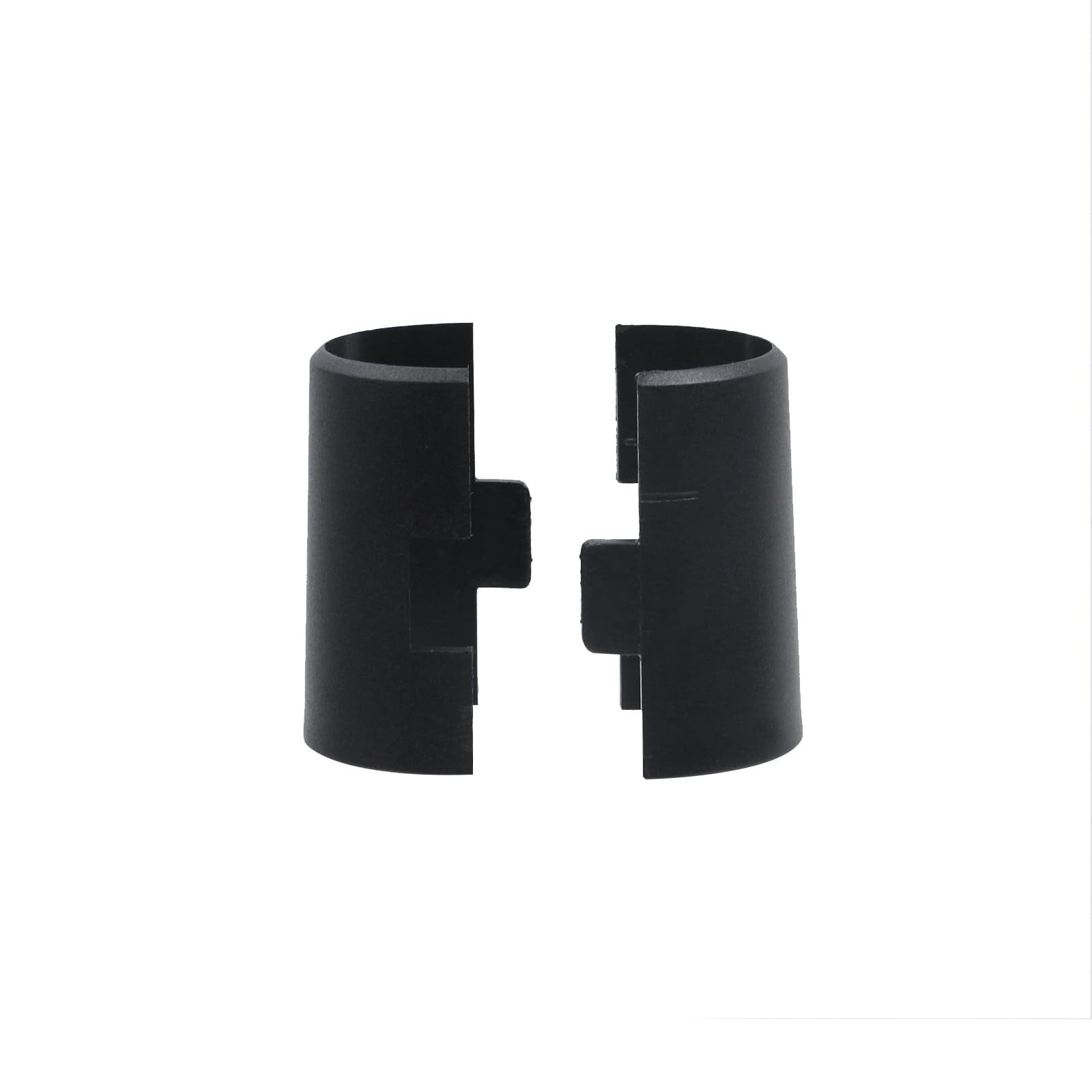48 Pack Wire Shelf Locking Clips – 1.5 Inch Black Split Sleeve for Metal Racks