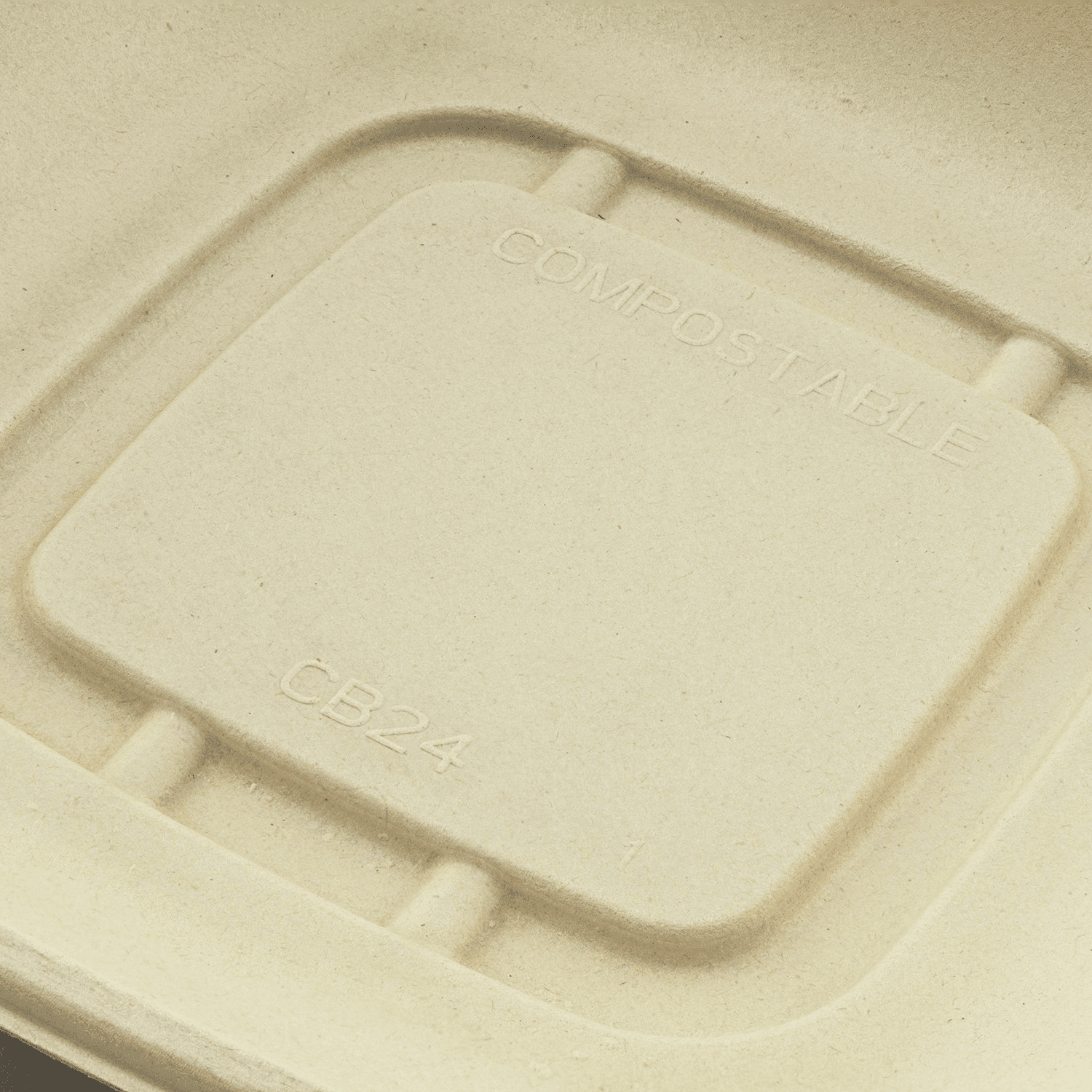 Karat Earth 24oz PFAS Free Bagasse Square Bowl, Natural – 300 pcs, KE-BBS24N-FF