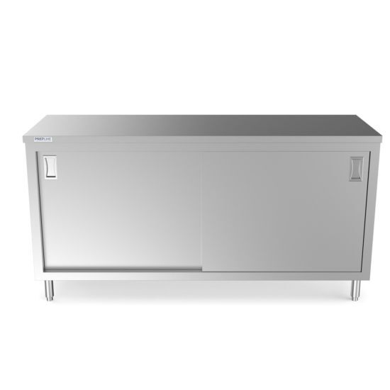 Prepline PC-2472 24″D x 72″L Stainless Steel Enclosed Base Work Table