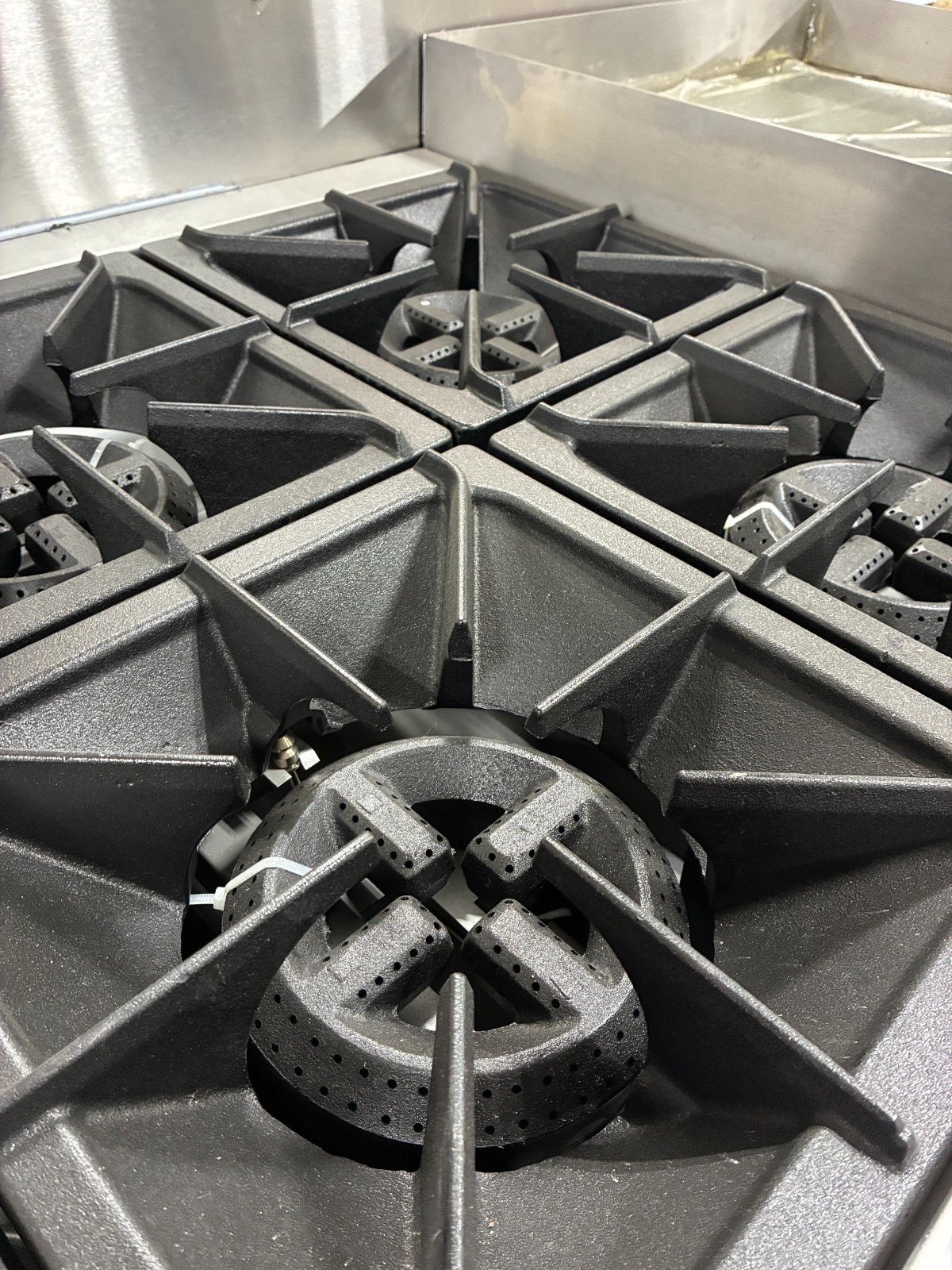 CULITEK 60″ 6 BURNERS, 24″ GRIDDLE , 2 OVENS