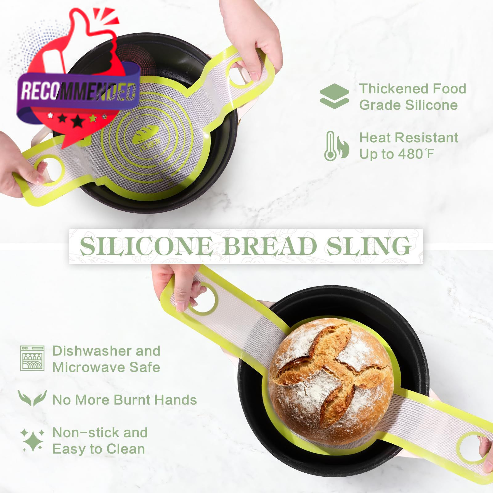 Sourdough Starter Kit, 9» Round Banneton Bread Proofing Basket, Sourdough Kit