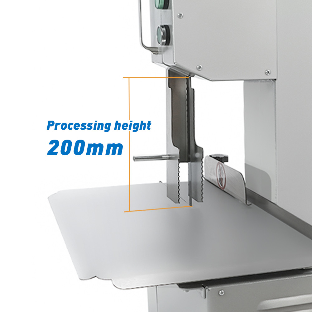 850W Electric Frozen Meat Cutter Commercial Food Cutting Bone Sawing Machine