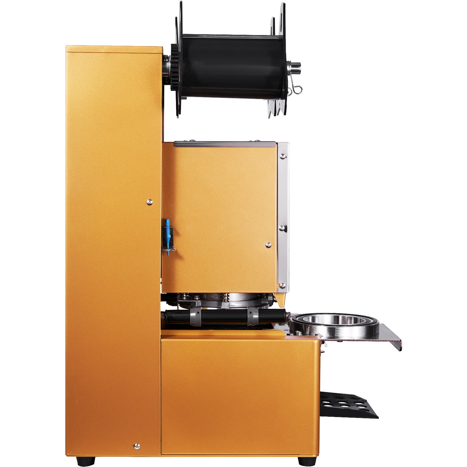 VEVOR Fully Automatic Sealing Machine Tea Cup Sealer 500-650 Cups/H 190 mm Gold