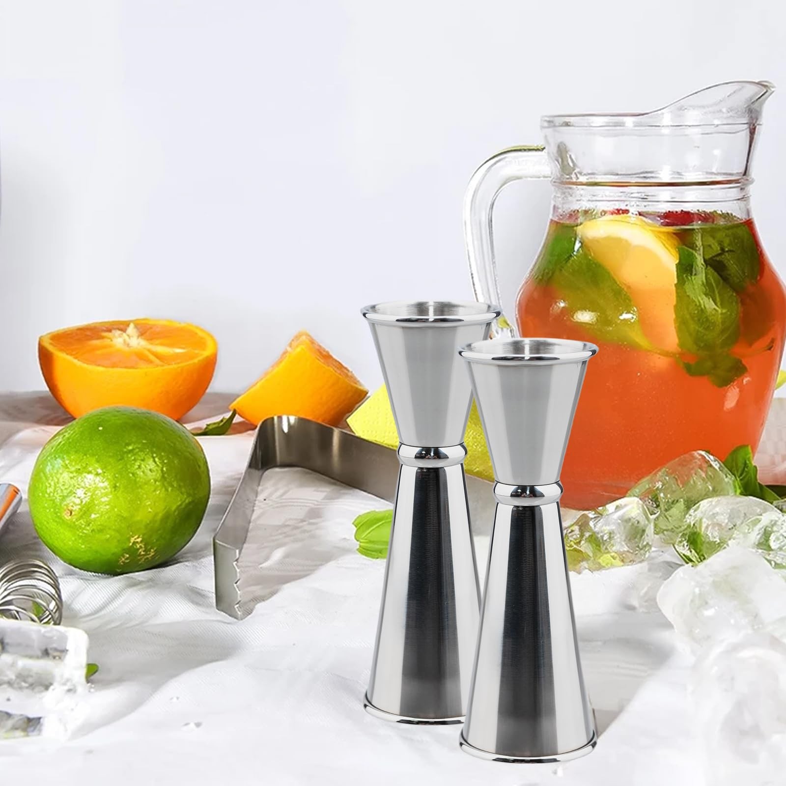 Jigger for Bartending, Cocktail 2 oz 1 with 1 count, Sliver