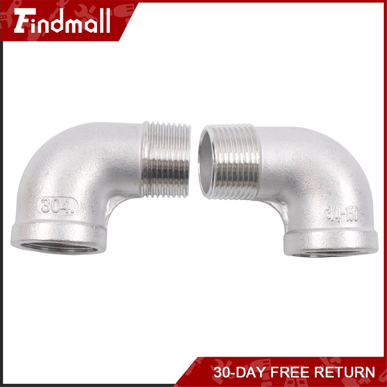 Findmall 1675KIT48 Safety System Kit, 48 Inch Commercial Gas Hose Connector Kit