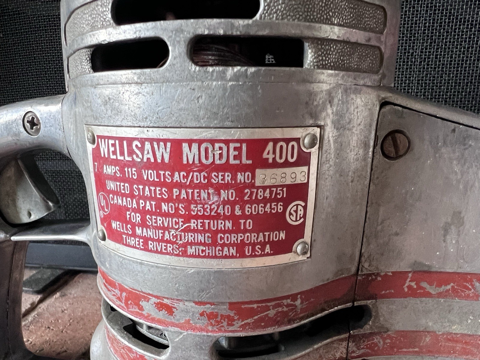 Wellsaw Model 400 Butcher Processor Breakdown Saw Butchering Bone Meat Working