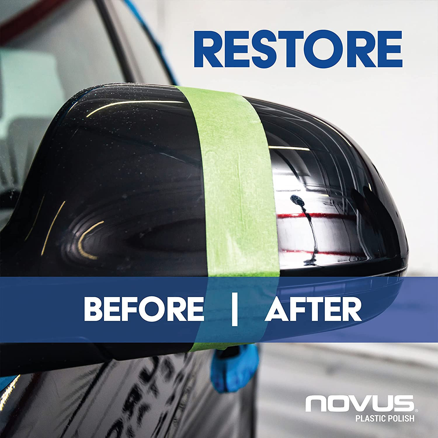 Novus Plastic Polish Kit 1 2 3 Scratch Remover Cleaner 8oz 6 Pads