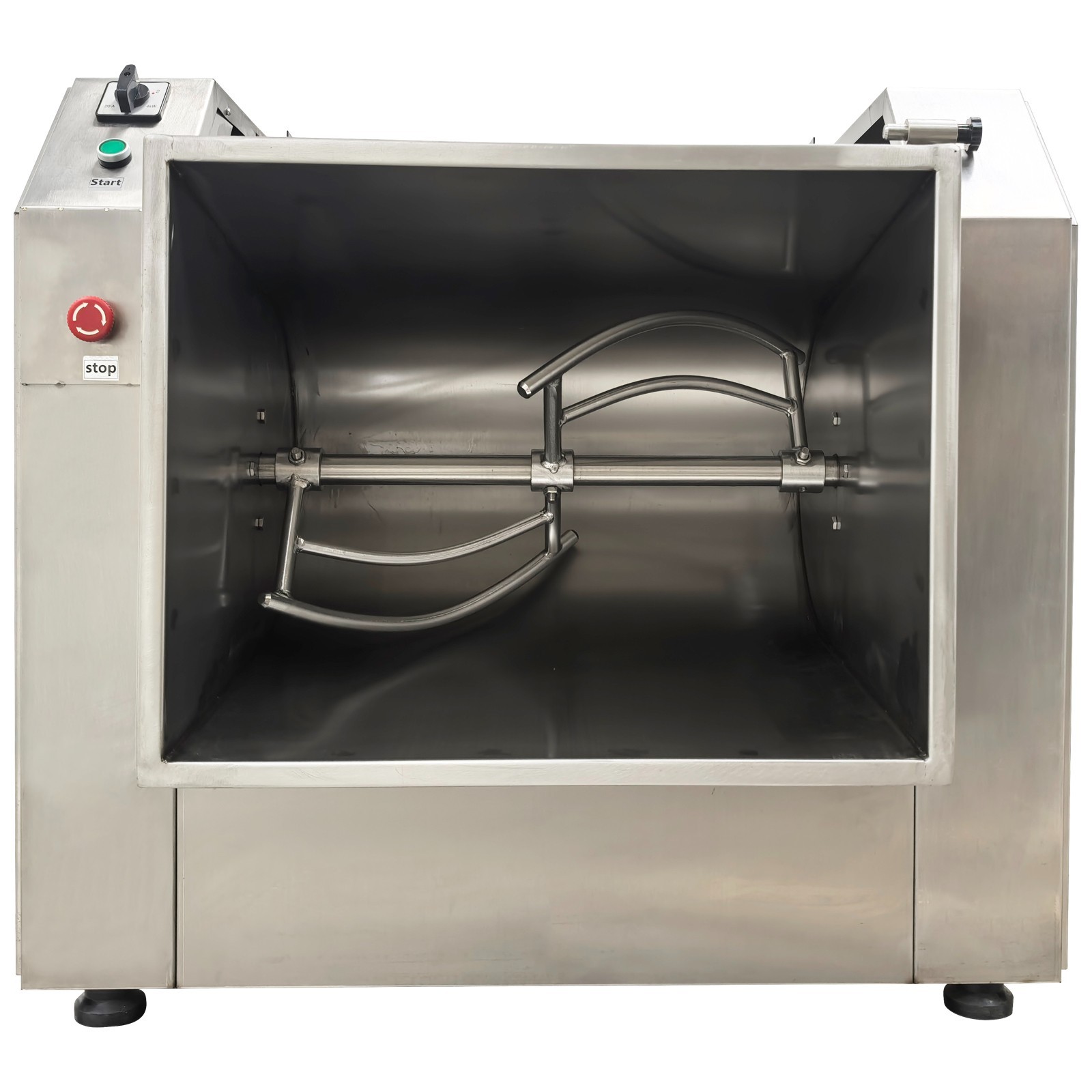 PreAsion 110LB Commercial Dough Mixer 220V Electric Dough Mixing Machine 3-phase