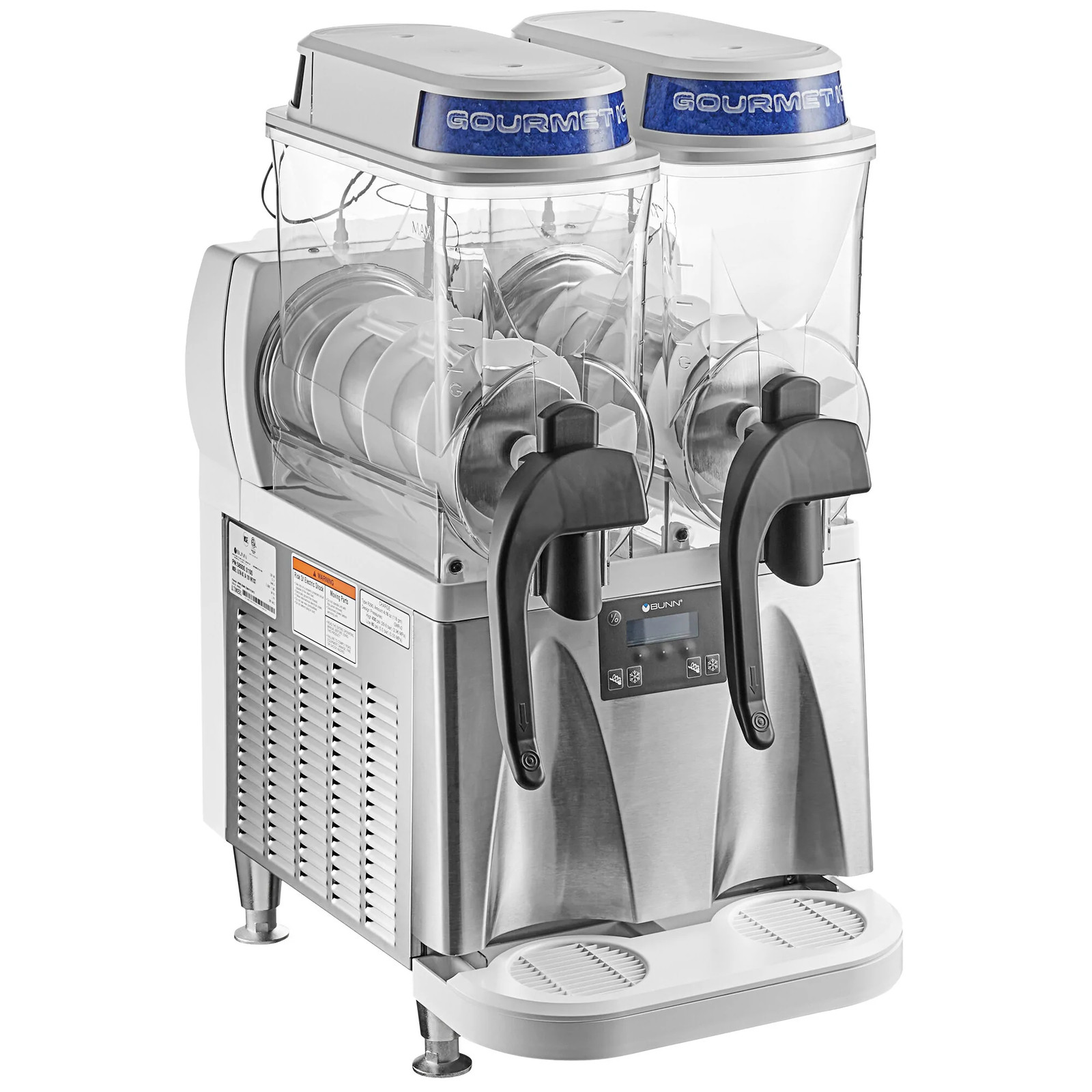 Bunn White and Stainless Steel Double 3 Gallon Slushy Machine – 120V