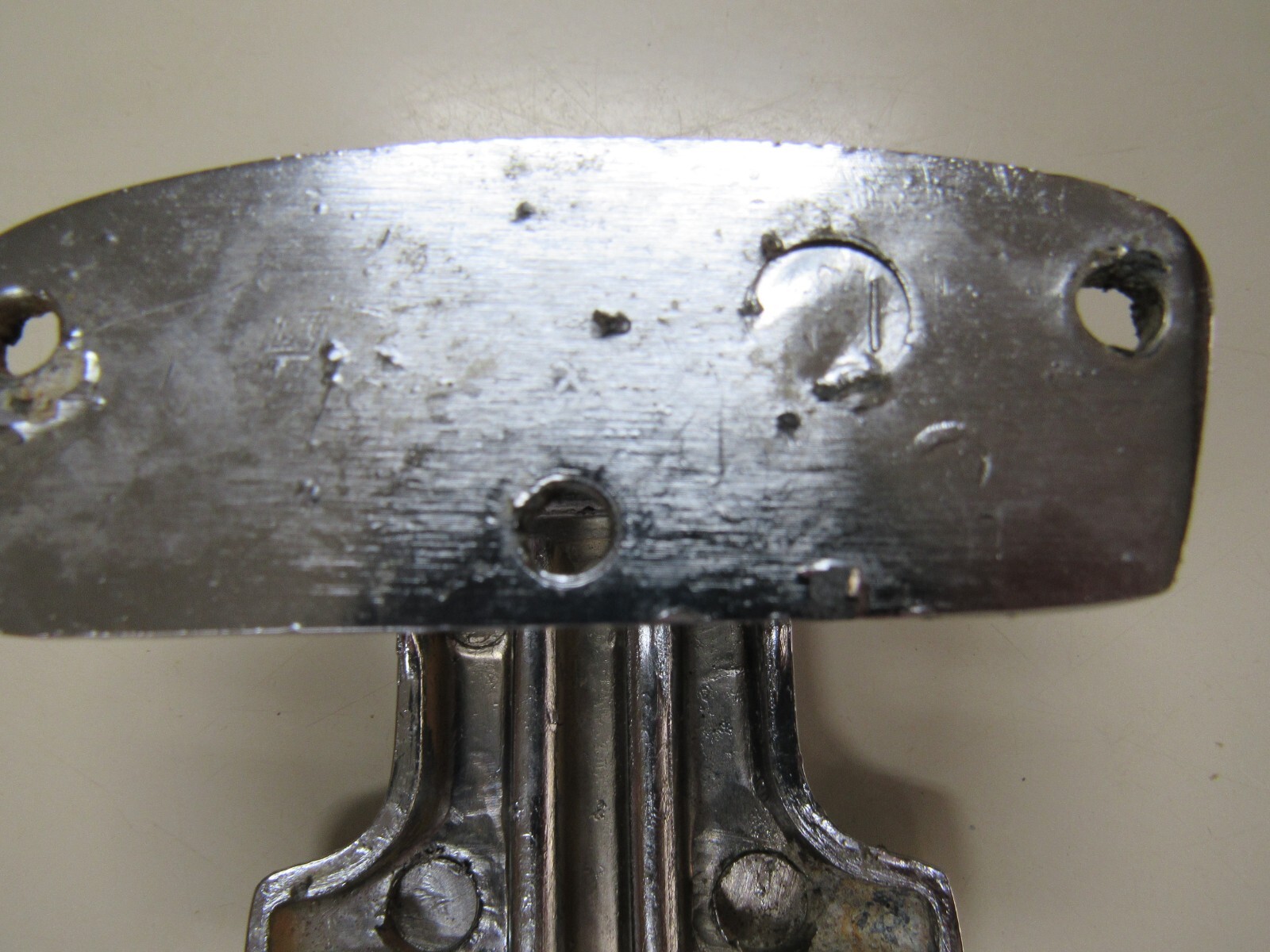 Kason Howe / Grand Rapids Flanged Brass Hinge Polished Chrome-Mix Lot 4 Pc USED