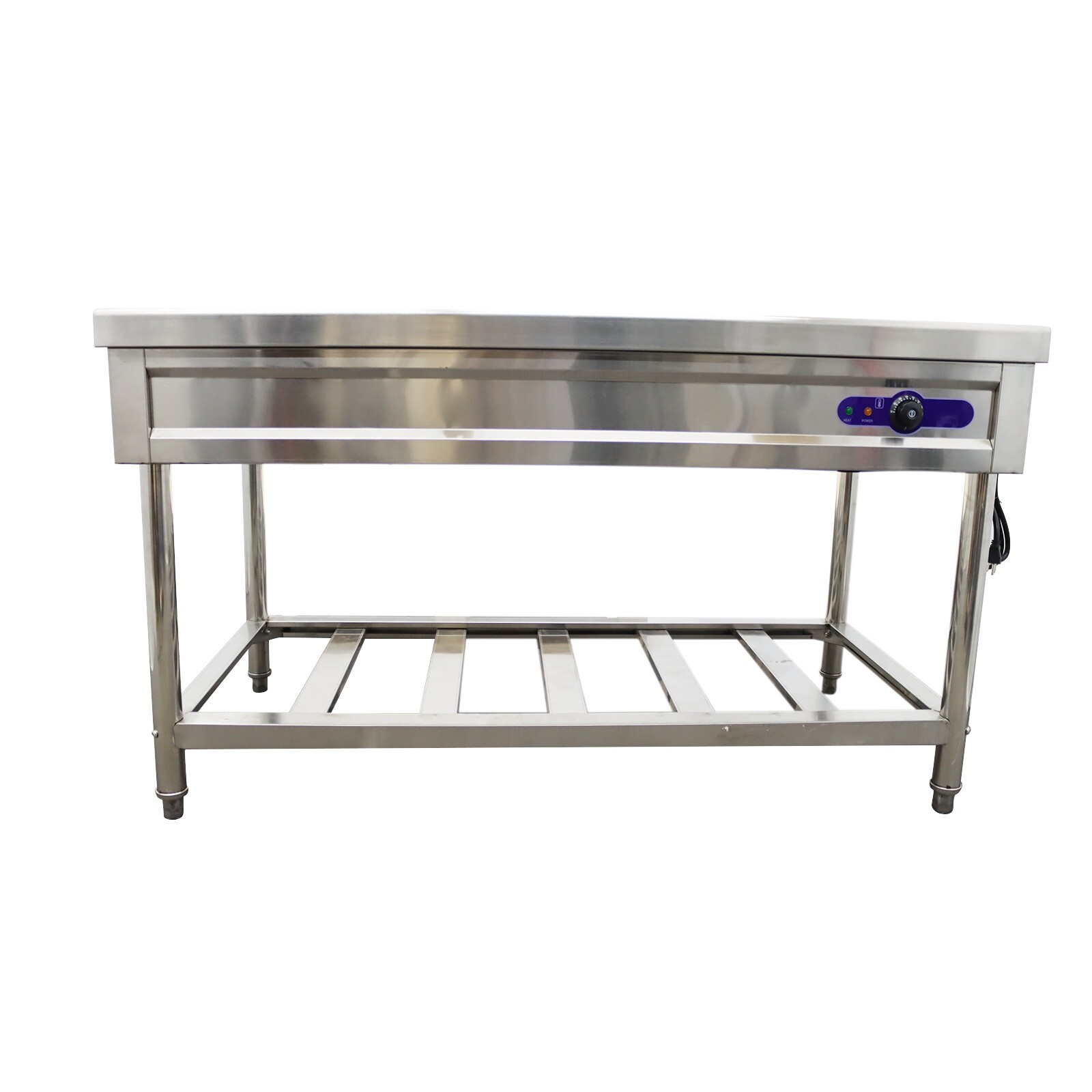 Commercial 4-Pans Bain-Marie Buffet Steam Table Buffet Food Warmer 110V 1500W