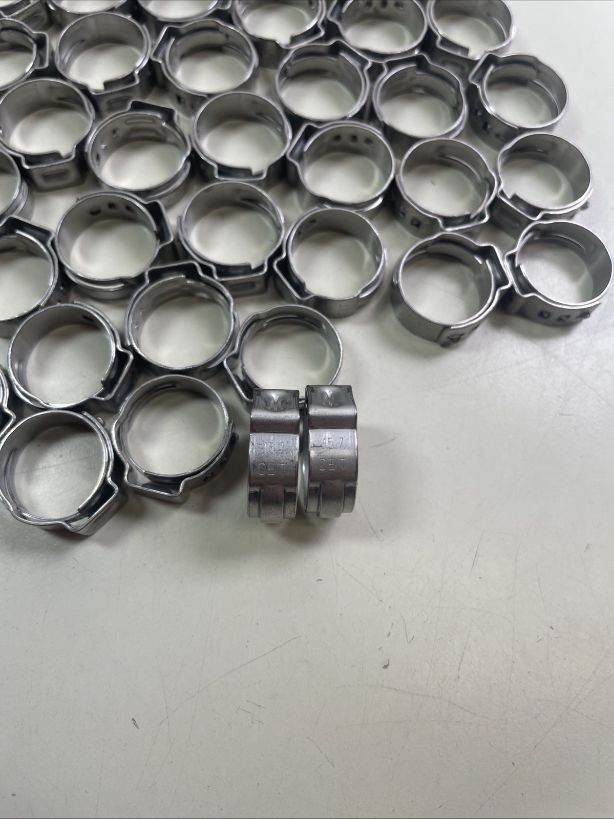 Oetiker 15.7mm Beverage Clamps. Bag of 50pcs.