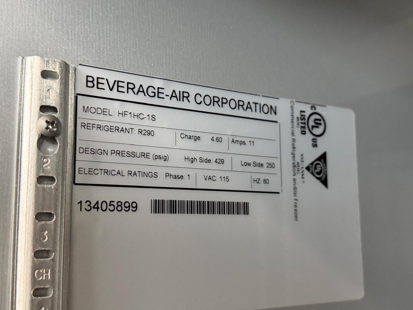LIMTED TIME ONLY SALE Reach-In Refrigerator – Beverage Air HF1HC-1S