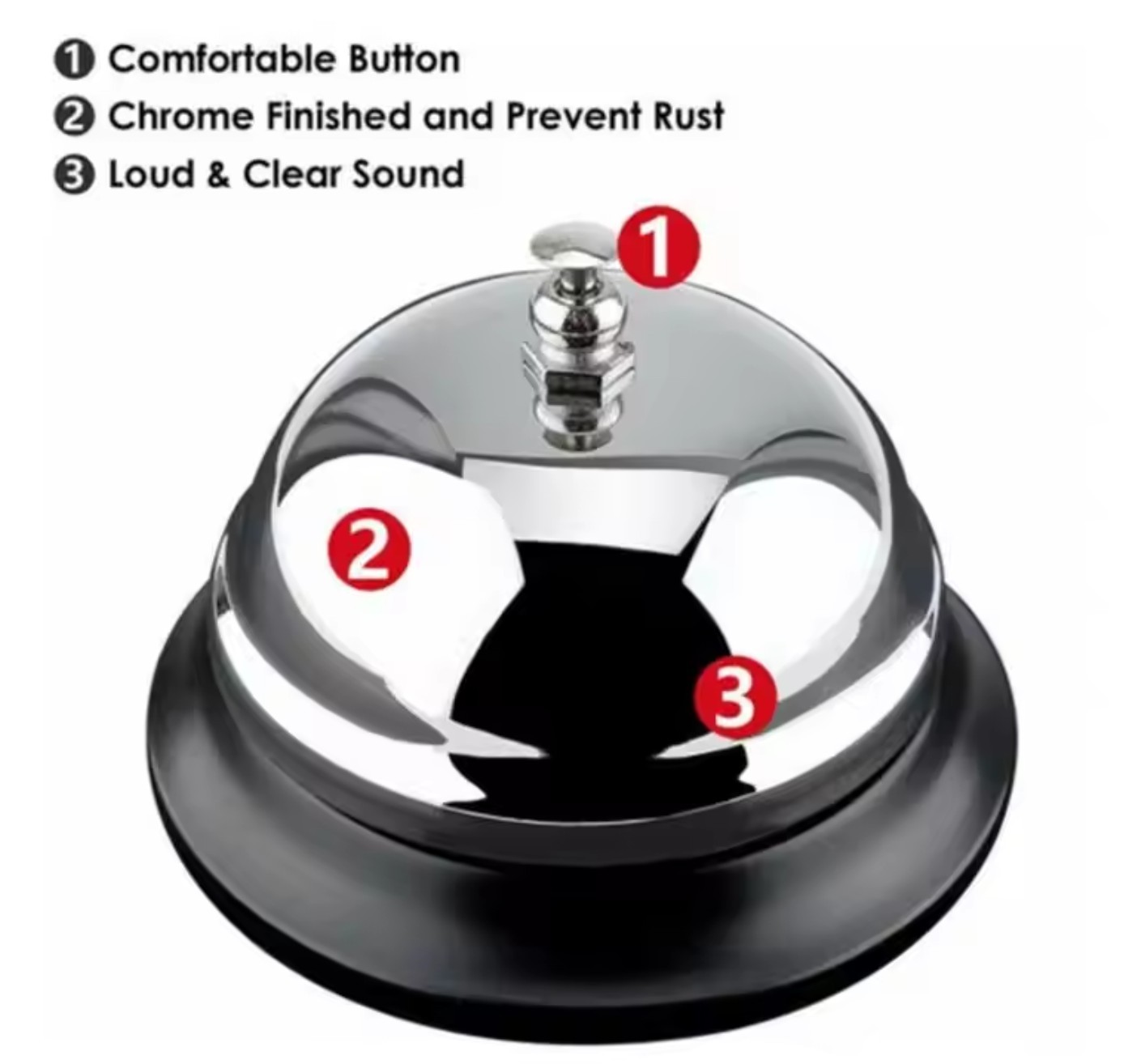 Call Bell Ring Desk Kitchen Hotel Counter Reception Bells Restaurant Bar