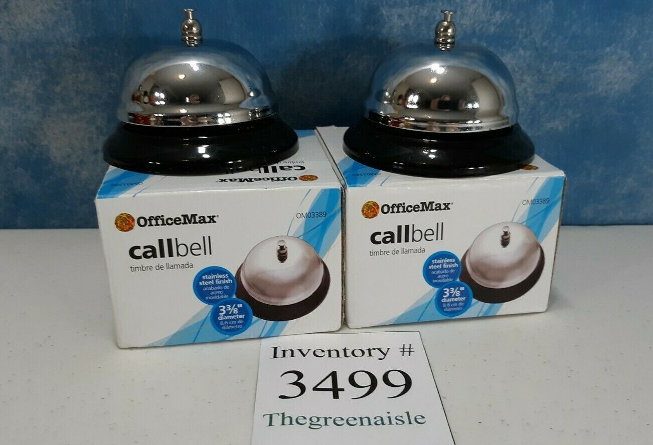 2 New Office Max Desk Call Bell Hotel Front Desk Customer Service Reception