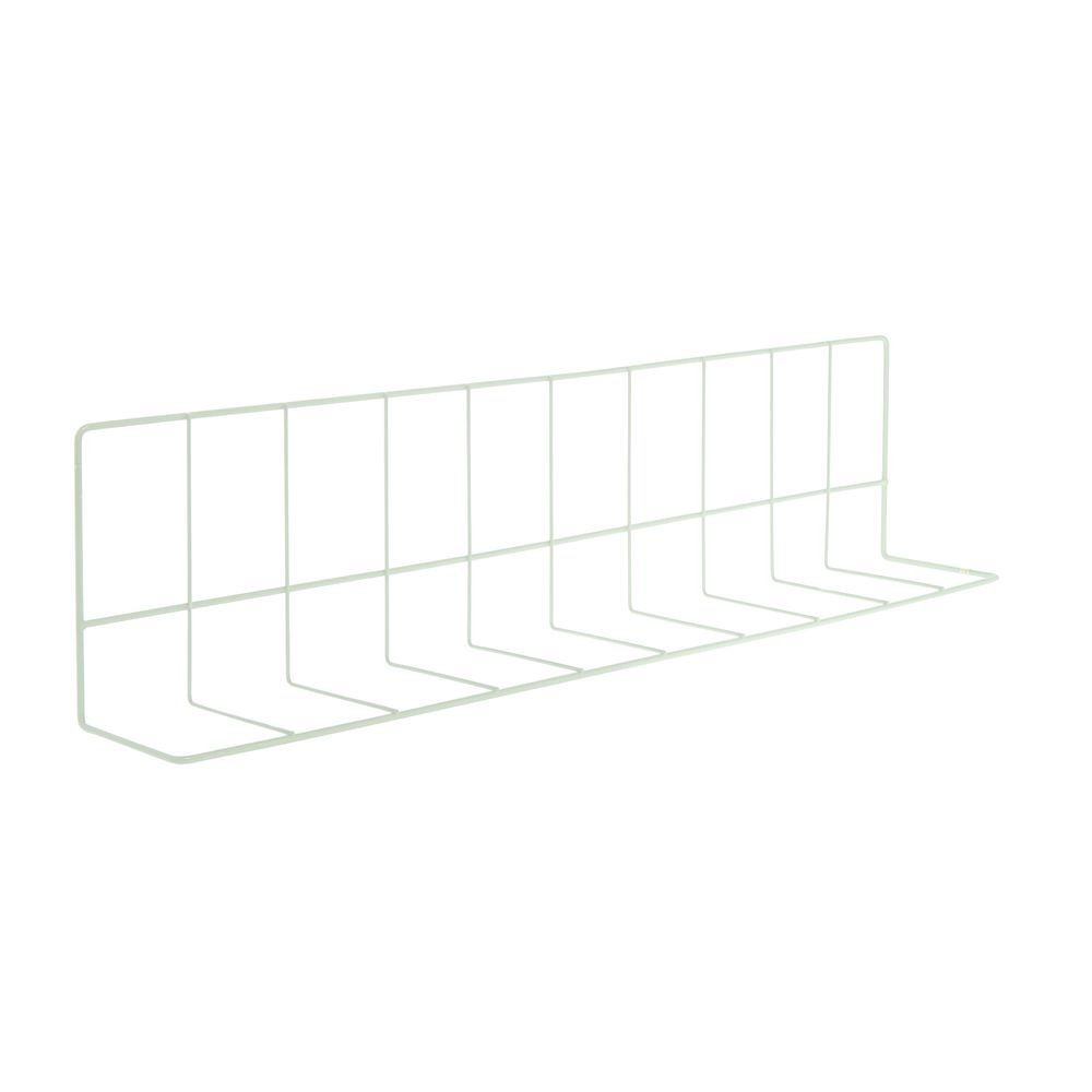 HUBERT® L Shape Wire Fence Divider White Epoxy Coat – 26″L x 4″ and 6″ Sides