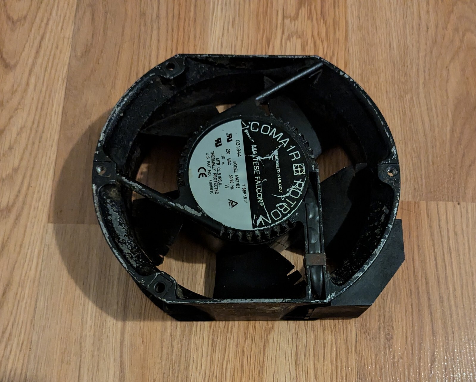 COMAIR ROTRON MA77B3 031844 230 Volt Cooling Fan