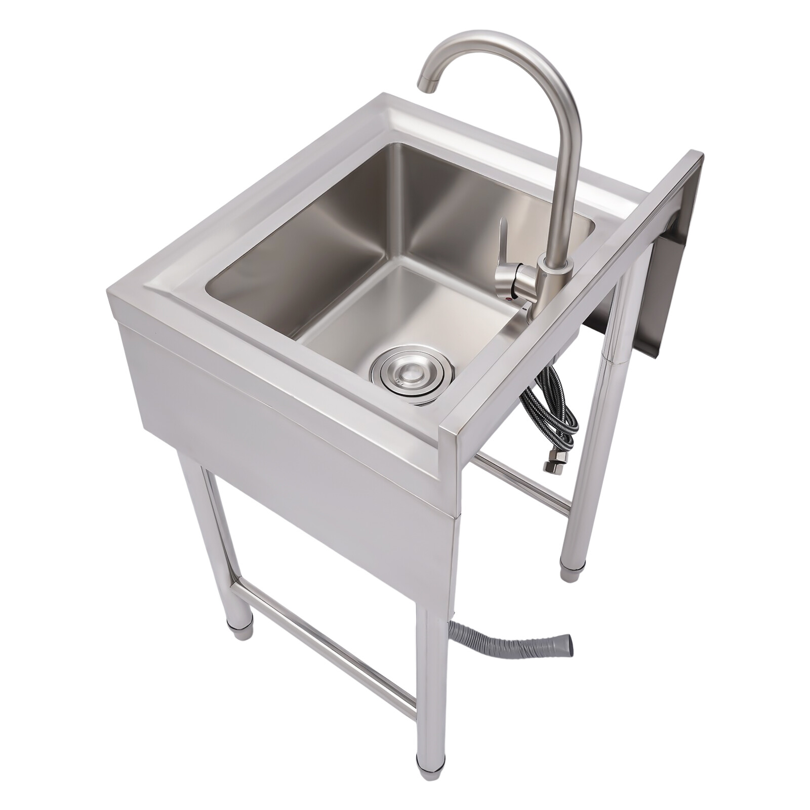 Stainless Steel Sink Restaurant Sink Free Standing 1 Compartment Sink Catering