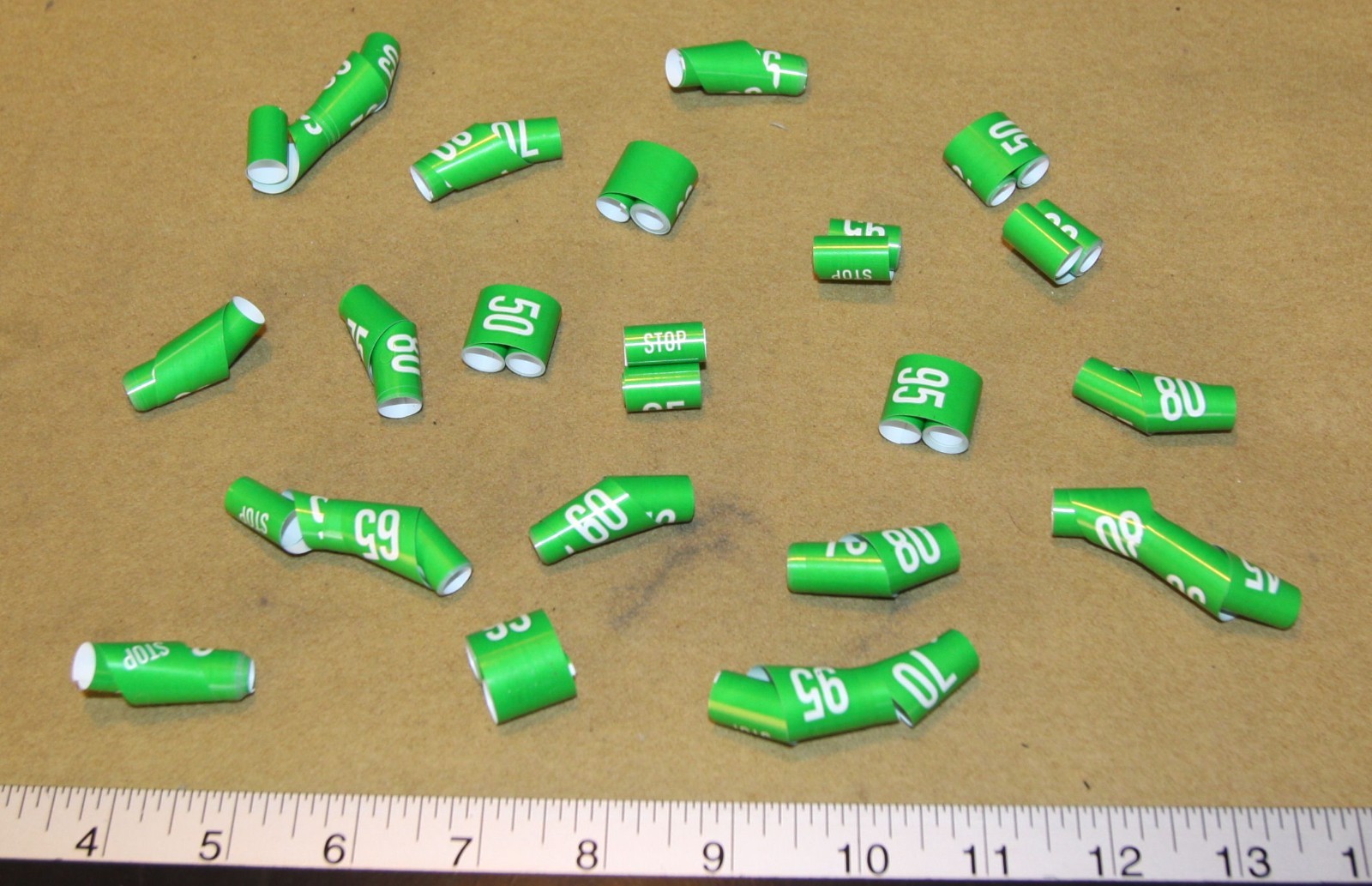 National snack vending machine price rolls lot – various prices on the rolls
