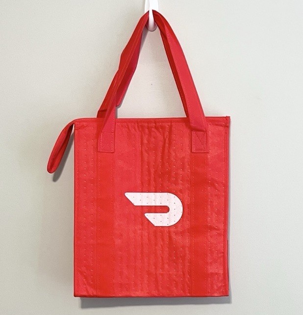 DoorDash Insulated Zipper Tote Delivery Bag