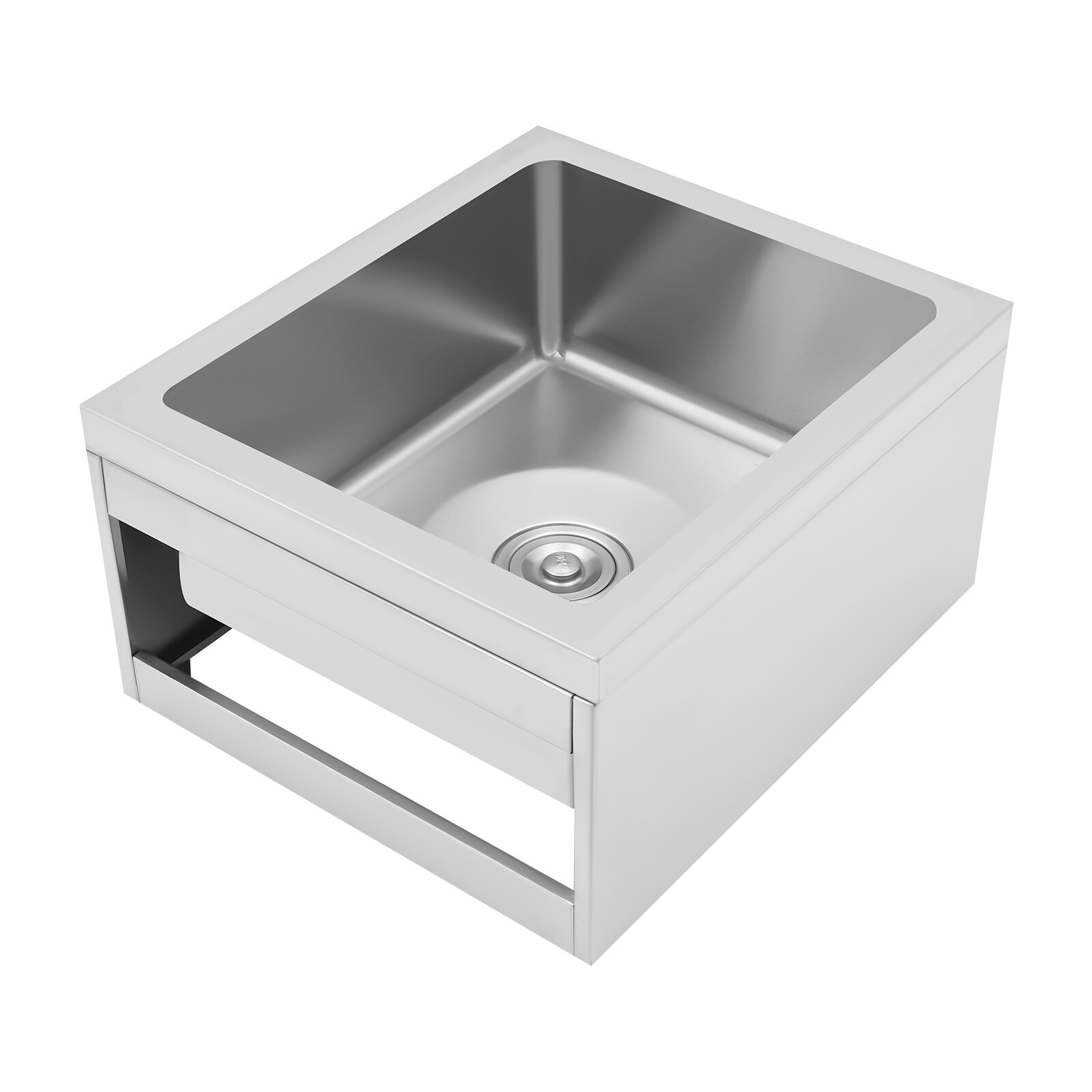 Commercial Single Bowl Free Standing Sink Restaurant Kitchen Sink Utility Sink