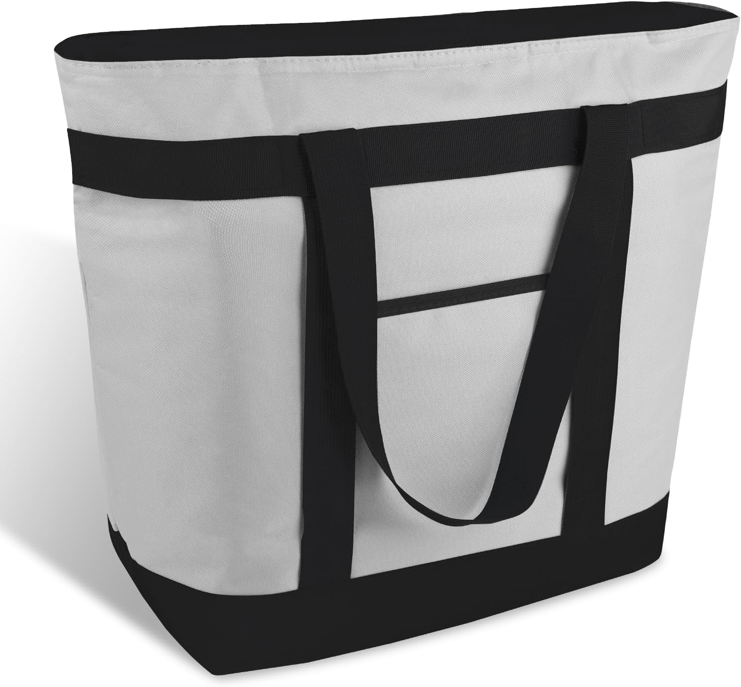 Commercial Insulated Food Delivery Bag 39L, Heavy Duty Thermal Catering Tote wit