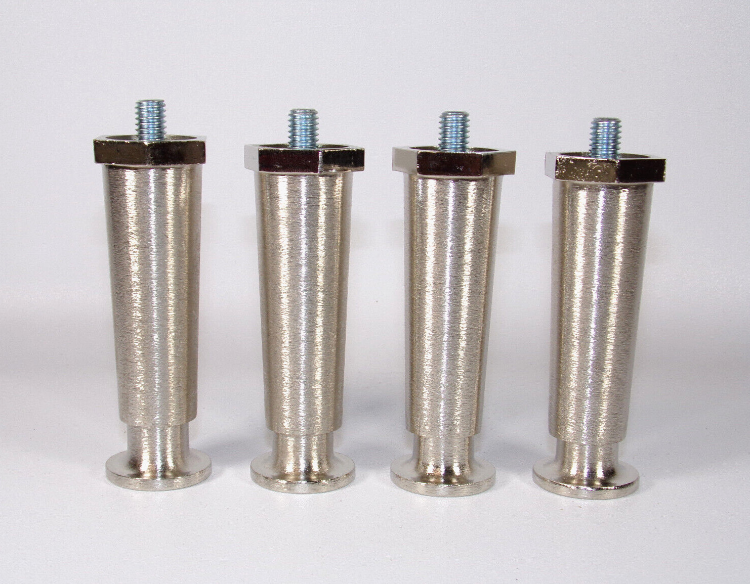 CHG A60-1653 Chrome Appliance Leg, 4″ Adjustable (Set of 4)