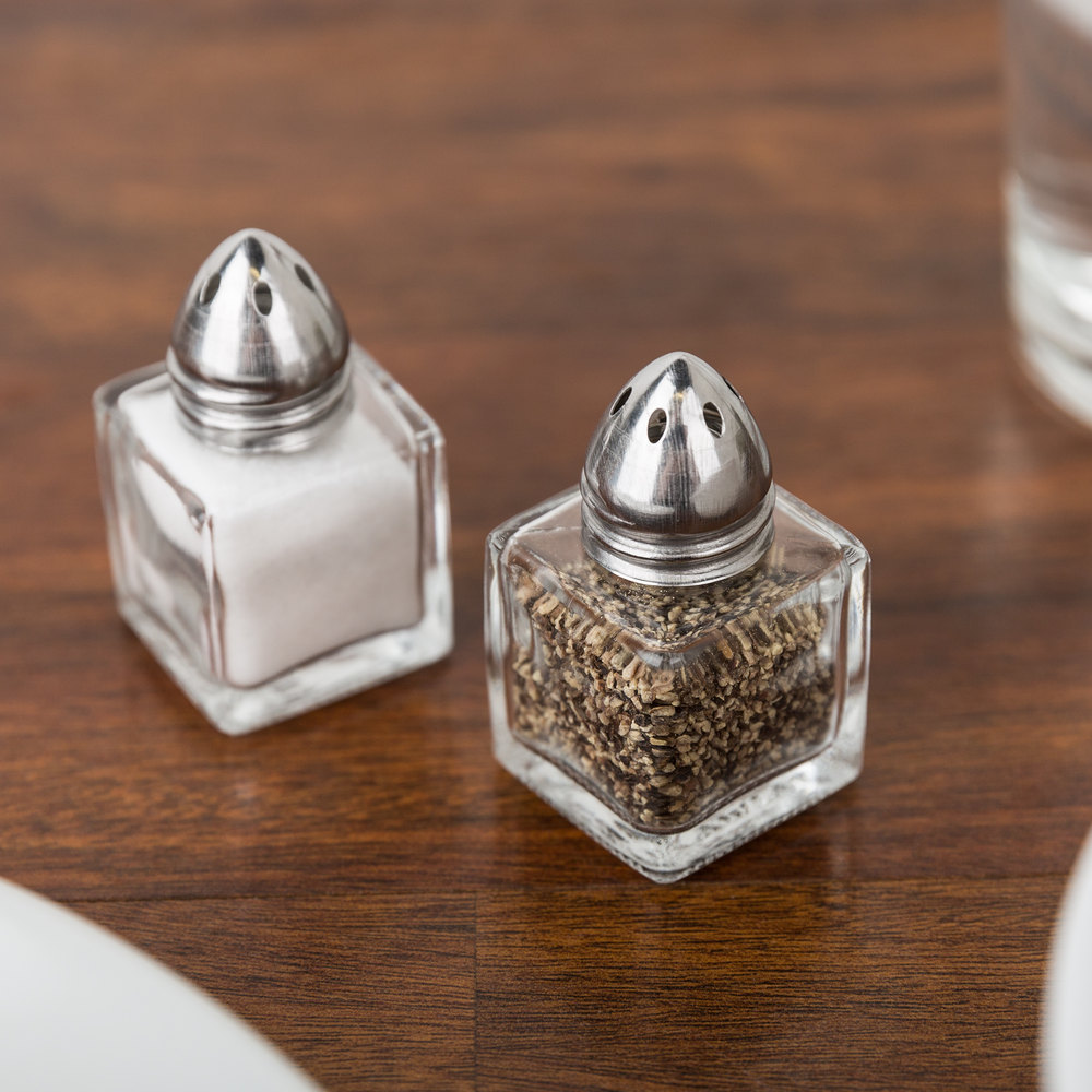 USA SELLER 12 SALT & PEPPER SHAKERS .5 OZ FREE SHIPPING US ONLY