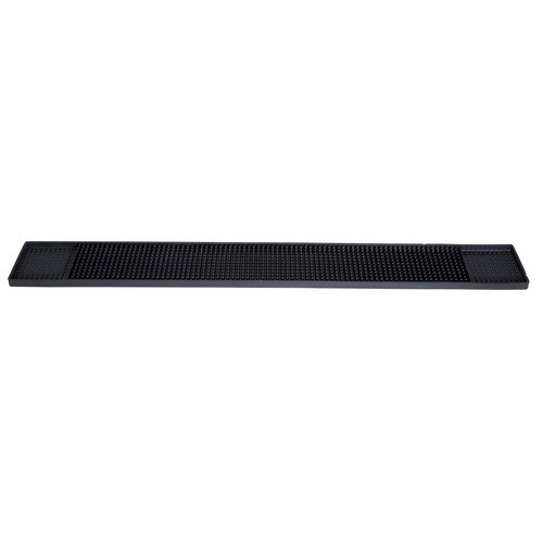 Winco Rubber Bar Mat Black, 27″ Length x 3.25″ Width | 1 Each
