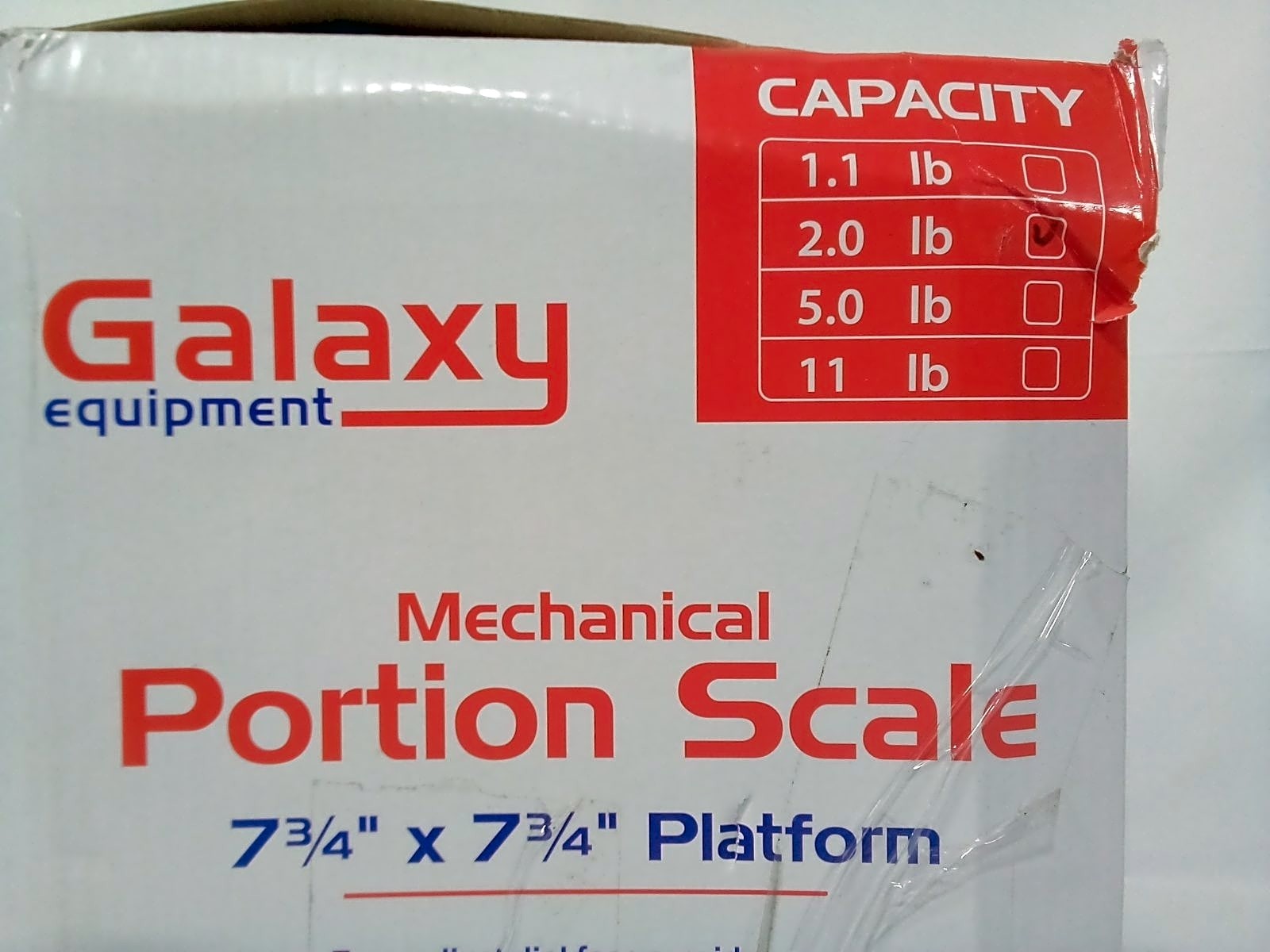 Galaxy H60Q2Y Mechanical Portion Control Scale 2 lb 7-3/4″ Platform NIB