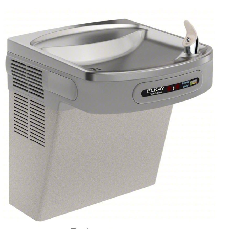 Elkay EZ081H Refrigerated Drinking Fountain Hands-Free Versatile Wall Mount 8GPH