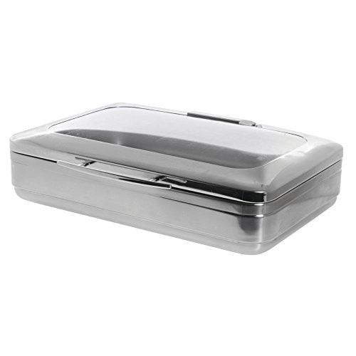 HUBERT Chafer 8 4/5 Qt Modern Style Full Size Stainless Steel – 22 4/5″L x 18