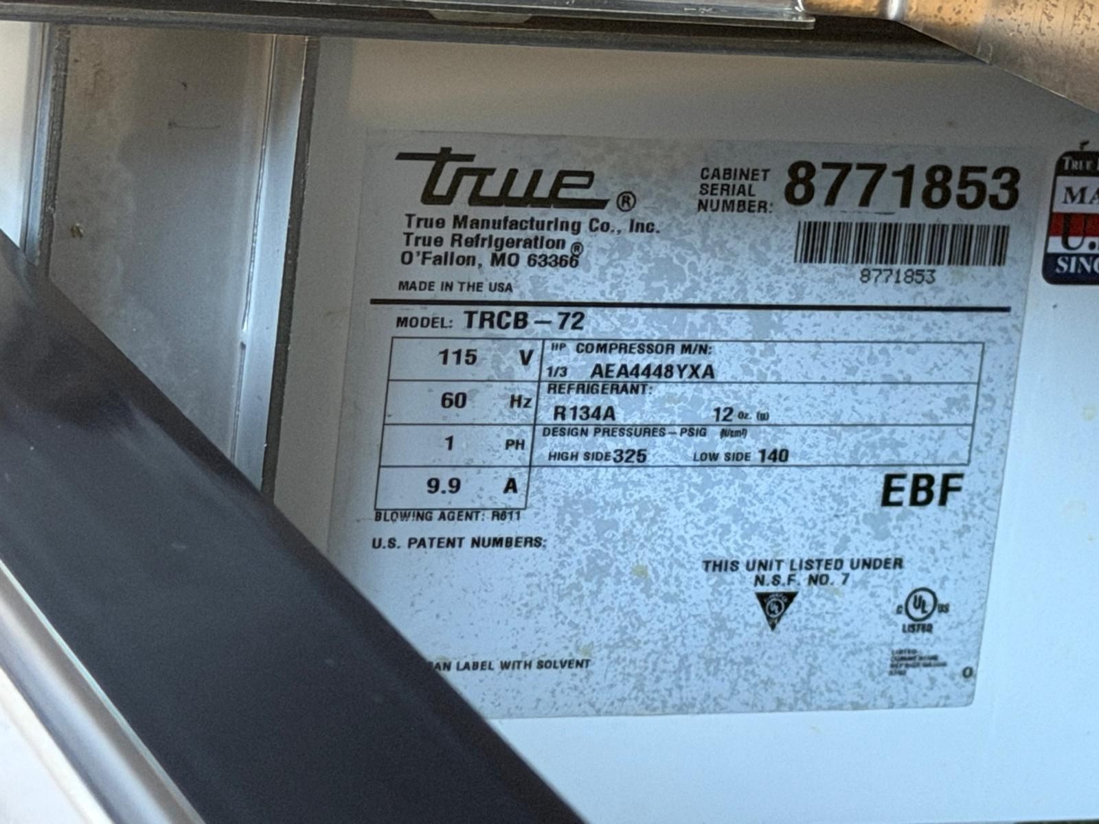 True TRCB-72 Refrigerated Chef Base with 4 Drawers