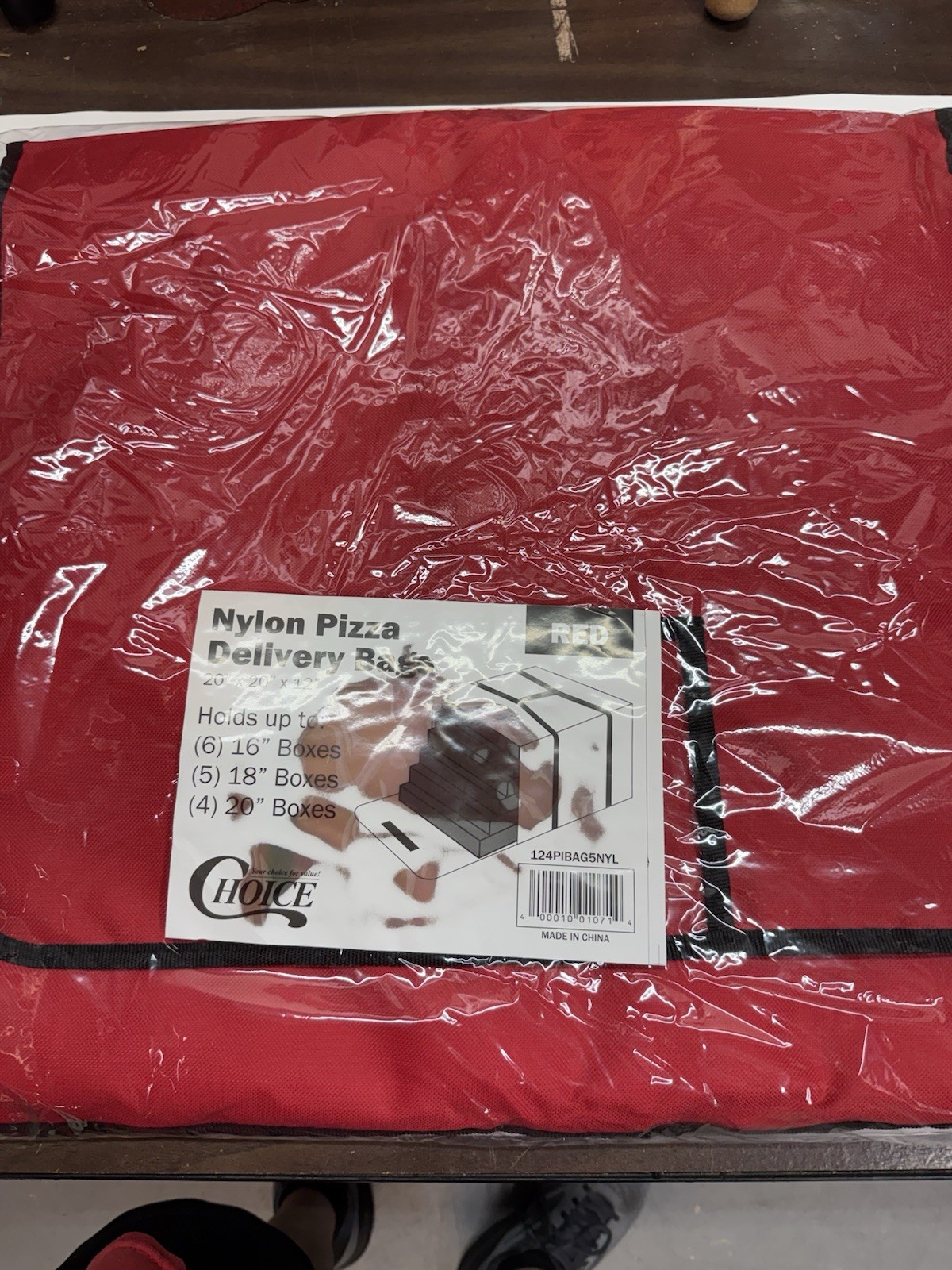 Insulated Pizza Food Delivery Bag, 20″ X 20″ X 6″ Warmer Bags for Carry Hot NEW