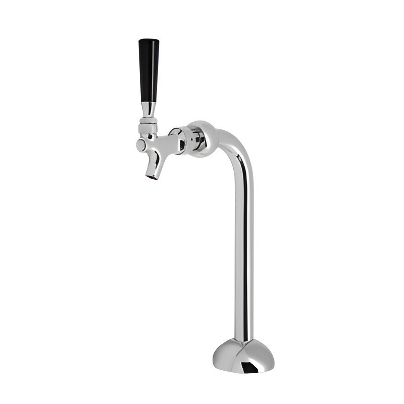 Axis 1 Faucet Beer Tower Chrome Plated Brass Air Cooled