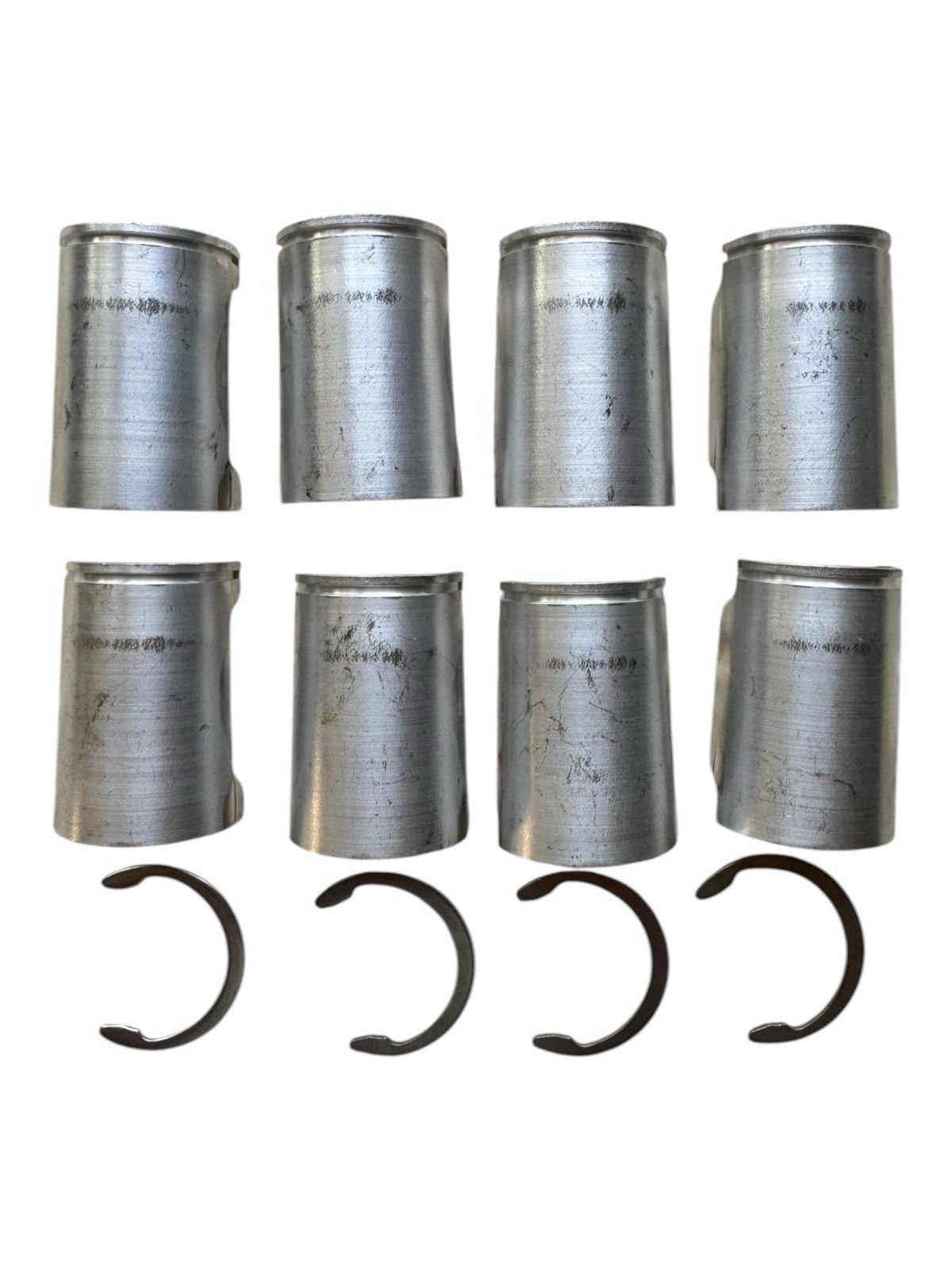 Lot of 6 x 4 Pairs Tapered Aluminium Post Split Sleeve for Food Service Shelving