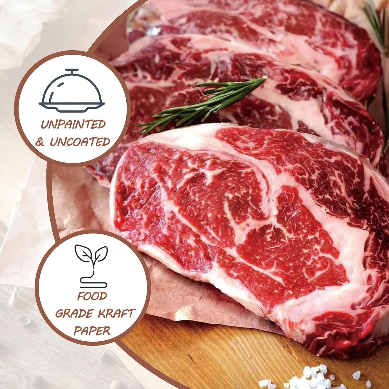 Pink Uncoated BBQ Butcher Paper Roll | Grade Smoking Paper Perfect for Meat Wra