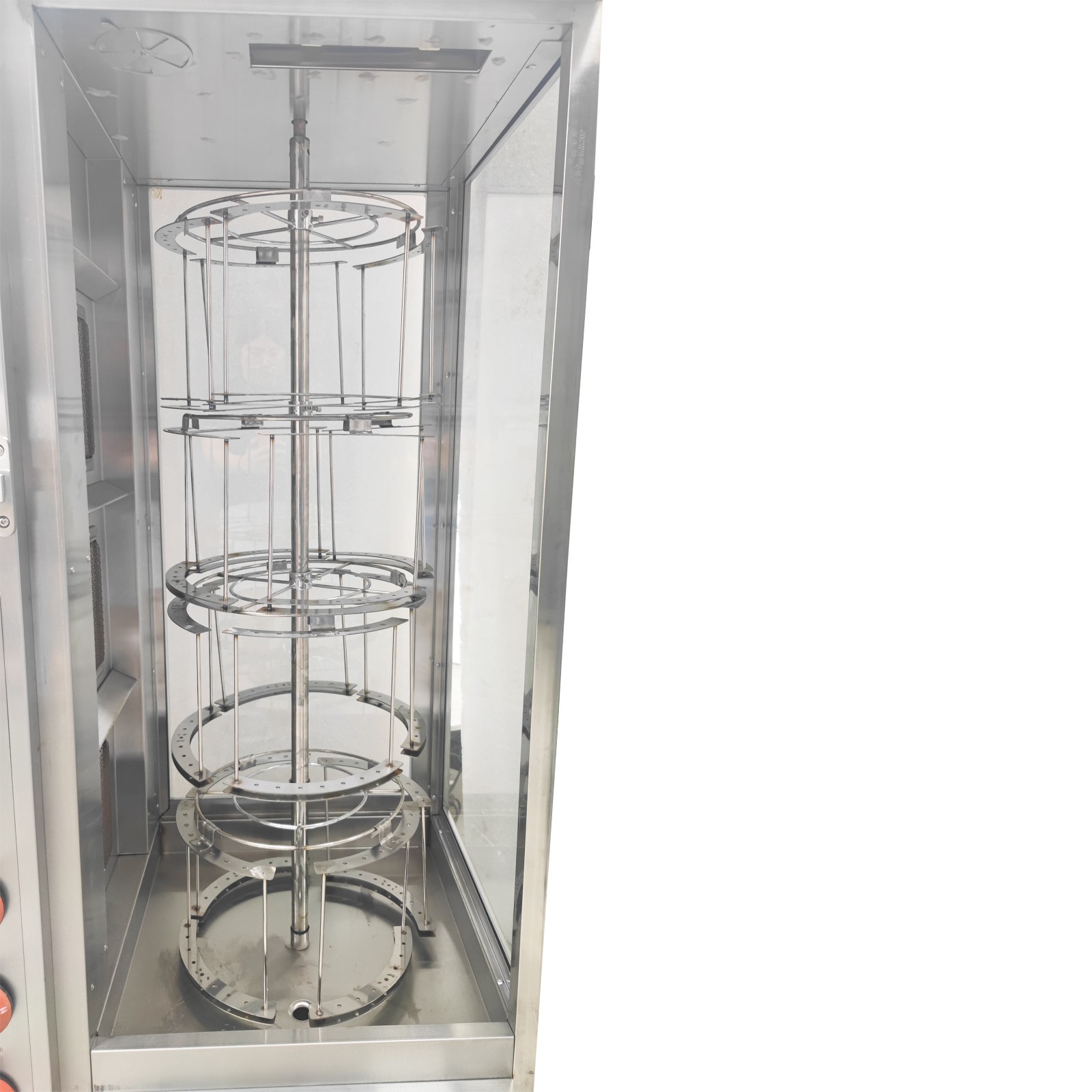 Liquefied Petroleum Gas Chicken Rotisserie Machine Stainless steel Rotary Oven
