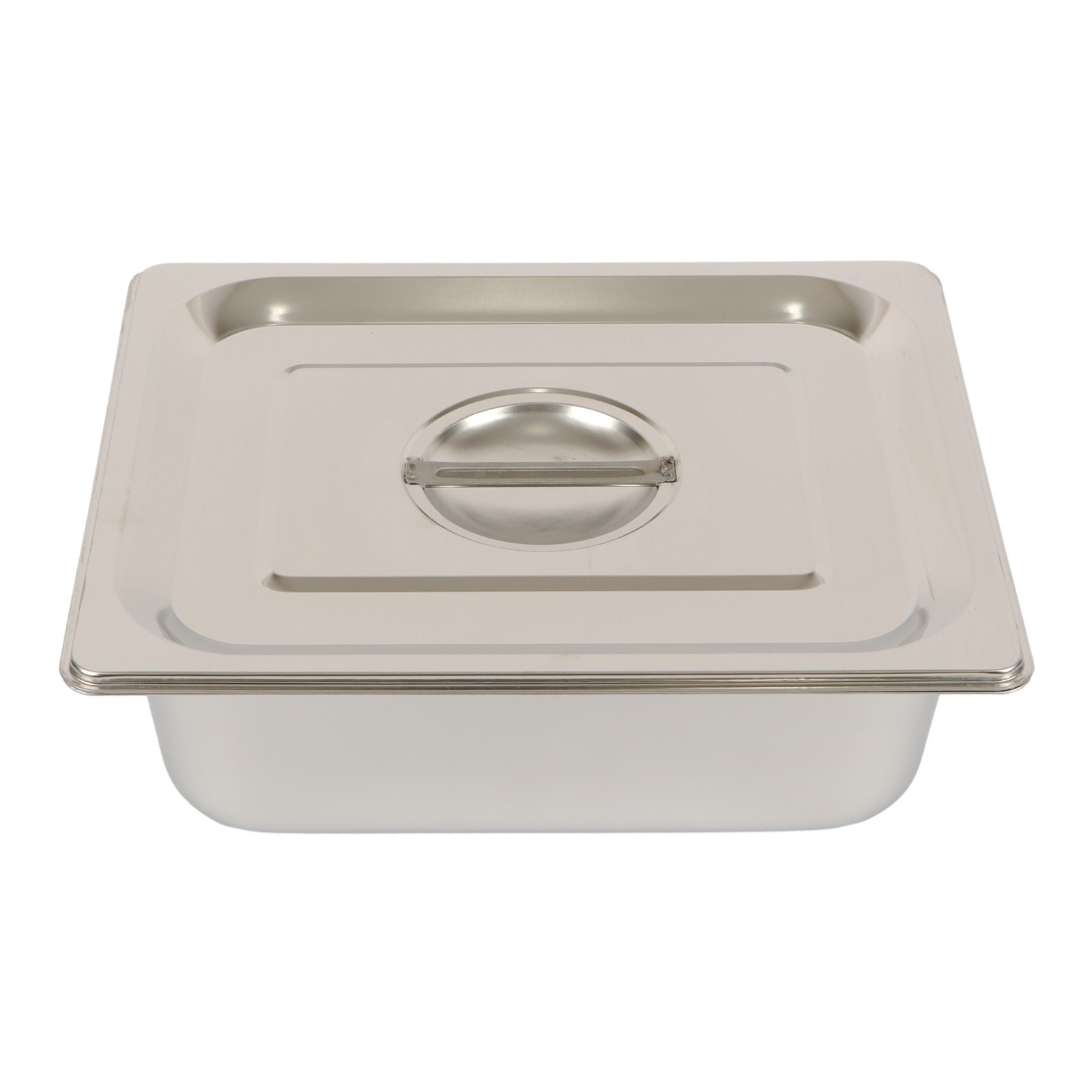8 Pack 1/2 Size Hotel Pans Steam Table Pan 4″ Deep Stainless Steel with Lid