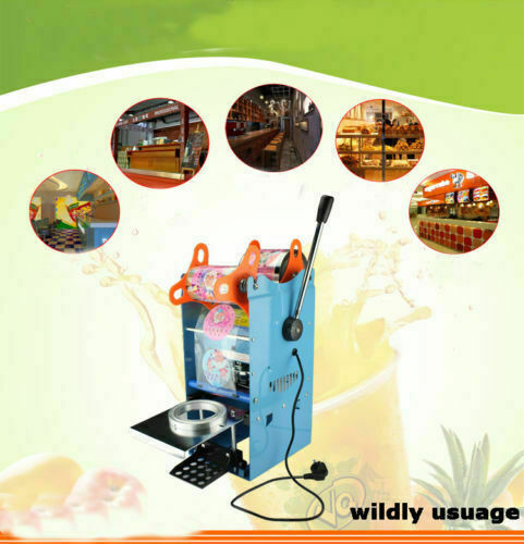 220V Manual Semi-automatic Cup Sealer Sealing Machine Bubble Tea Coffee 300Cup/h
