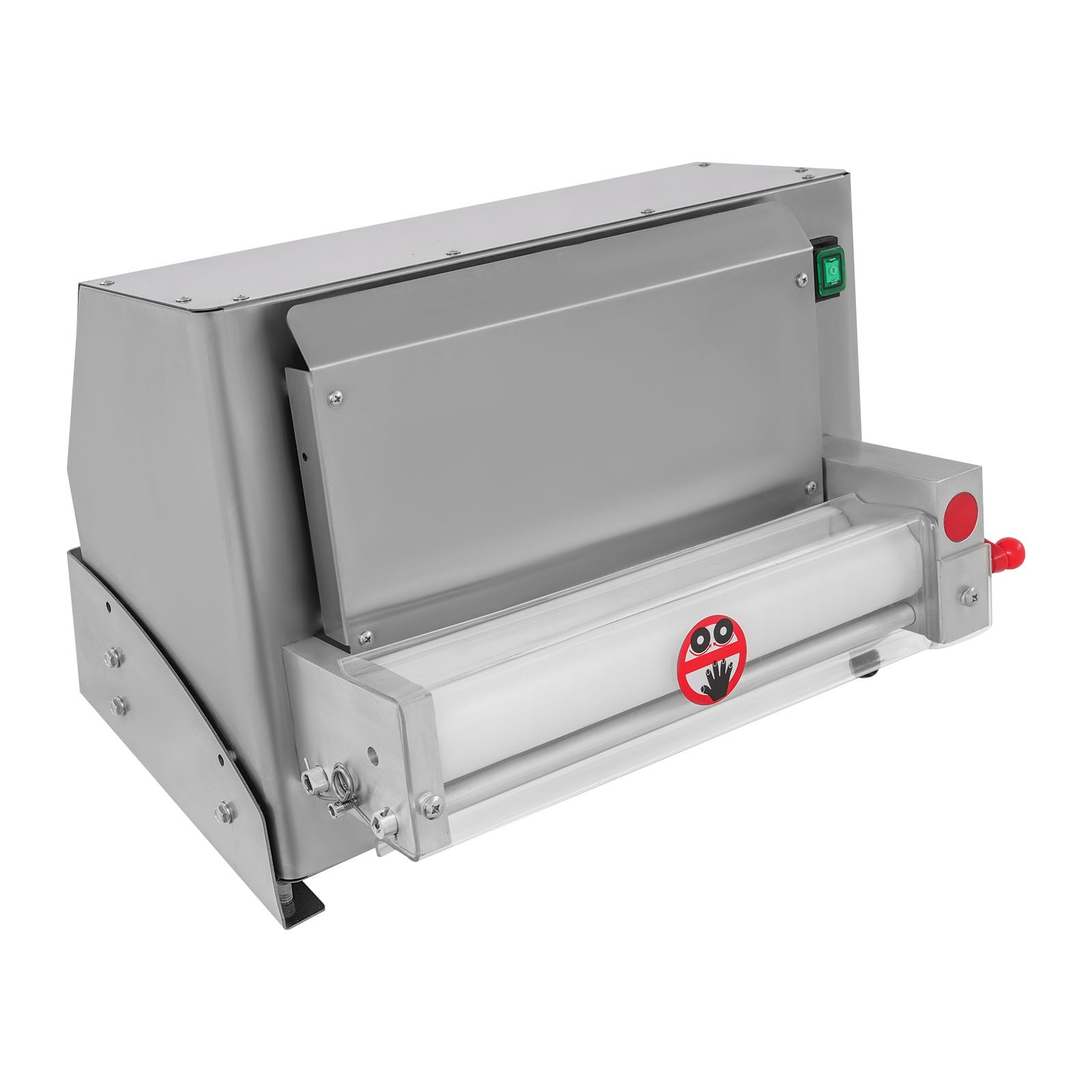 110V Automatic Pizza Dough Roller Sheeter Pastry Press Making Machine 3-12 in